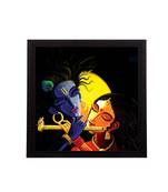 Supreme Lord Krishna Radha Satin Matt Texture UV Art Painting