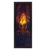 Enlightening Lord Buddha Satin Matt Texture UV Art Painting