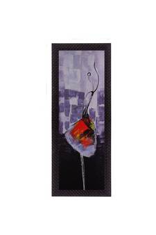 Colorful Dancing Girl Satin Matt Texture UV Art Painting
