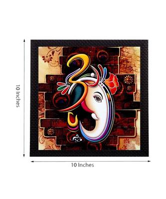 Face Of Ganesha Satin Matt Texture UV Art Painting 2