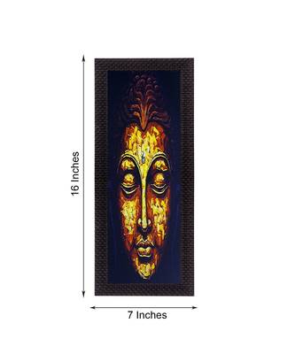 Enlightening Lord Buddha Satin Matt Texture UV Art Painting 2