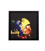 Adorable Lord Krishna Radha Satin Matt Texture UV Art Painting