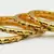 Gold Plated Beaded Bangles Set Of 4