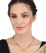 Gold Cubic Zirconia Mangalsutra