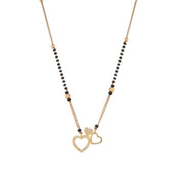 Gold Cubic Zirconia Mangalsutra 2