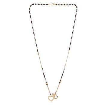 Gold Cubic Zirconia Mangalsutra 3