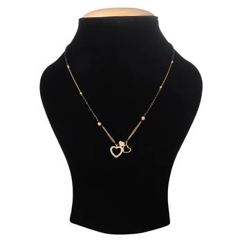 Gold Cubic Zirconia Mangalsutra 4