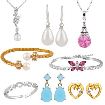 Multicolor crystal jewellery 1