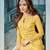 Yellow Heavy Faux Georgette Party Wear Designer Suit