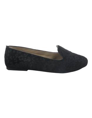 Trends & Trades Women Blue & Black Leopard Print Ballerinas 3