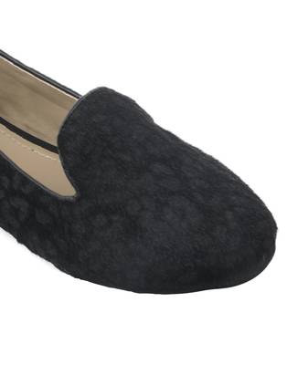 Trends & Trades Women Blue & Black Leopard Print Ballerinas 4