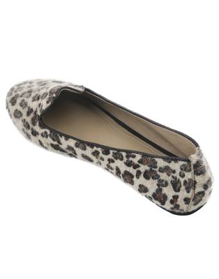 Trends & Trades Women Brown & Black Leopard Print Ballerinas 3