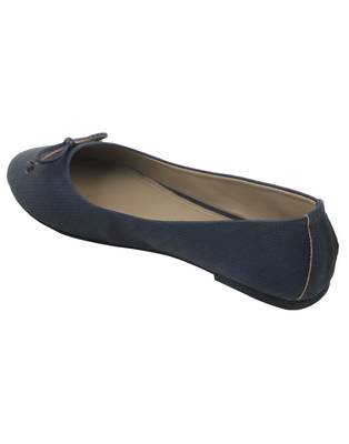 Trends & Trades Blue Preforated Design Ballerinas Shoes 2