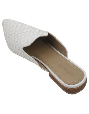 Trends & Trades Mules Shoes with Stitched on Synthetic in White 2