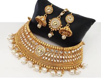 Gold cubic zirconia chokers 1