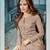 Tan Color Heavy Faux Georgette Party Wear Designer Suit