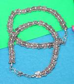 Silver anklets