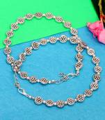 Silver anklets