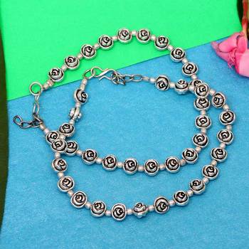 Silver anklets 1