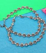 Silver anklets