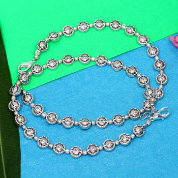 Silver anklets 1
