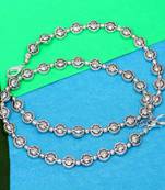 Silver anklets