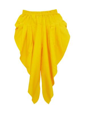 Pink cotton kurti with dhoti pants for girls 5