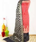 Women's Festive Wear Banarasi Silk Dress Material With Banarasi Dupatta