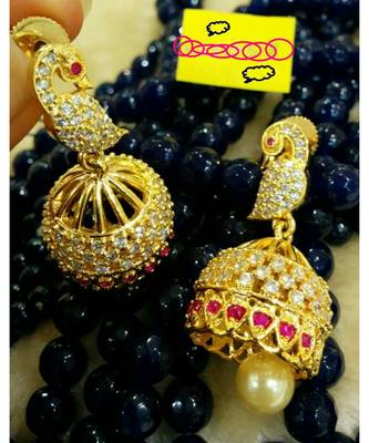 Gorgeous Peacock  Earrings 1