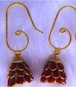 Maroon Colour Danglers Drops