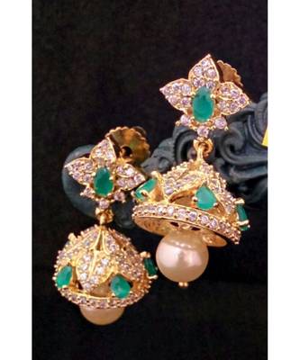 And Embroled  Jhumkas 1