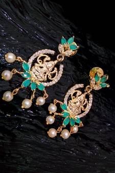 And Embroled With Laxmi Dangler Drops