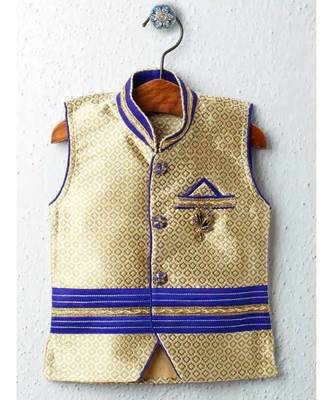 Boys Blue Dhoti Kurta Set 2