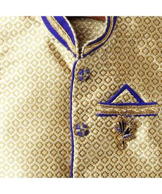 Boys Blue Dhoti Kurta Set 3