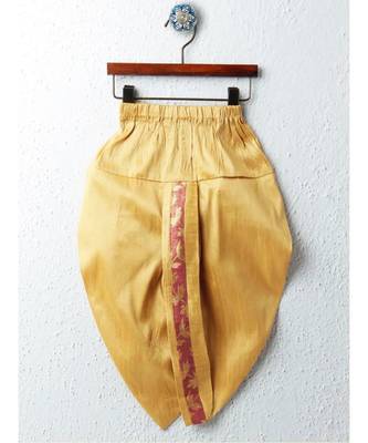 Boys Orange Dhoti Kurta Set 6