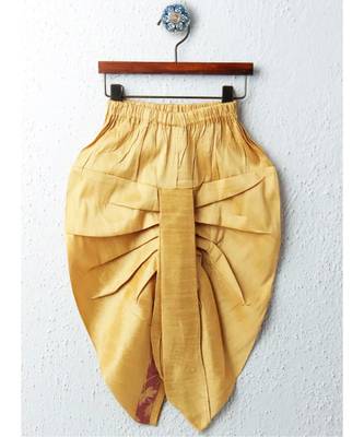 Boys Orange Dhoti Kurta Set 7