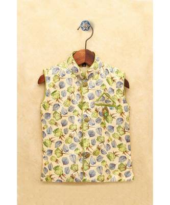 Boys Green Dhoti Kurta Set 2