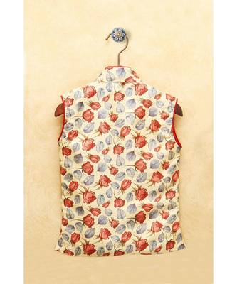 Boys Red Dhoti Kurta Set 2