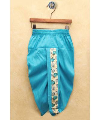 Boys Blue Dhoti Kurta Set 5