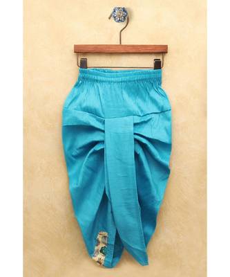 Boys Blue Dhoti Kurta Set 6