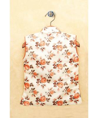 Boys Orange Dhoti Kurta Set 3