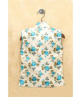 Boys Blue Dhoti Kurta Set 3