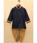 Boys blue Dhoti Kurta Set