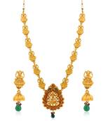 Gold diamond necklace-sets