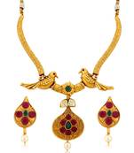 Gold diamond necklace-sets