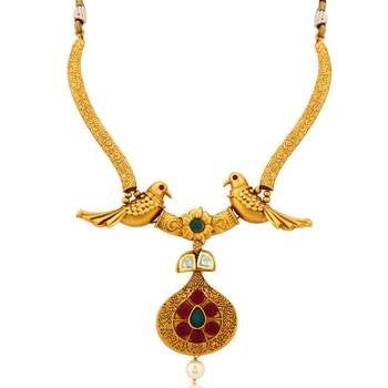 Gold diamond necklace-sets 2