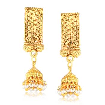 Gold pearl necklace-sets 3