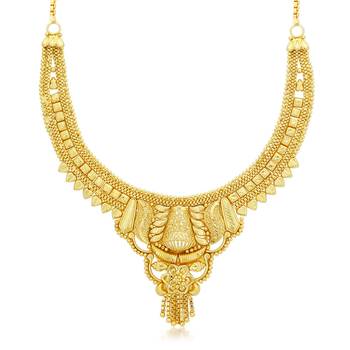 Gold diamond necklace-sets 2