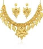 Gold diamond necklace-sets