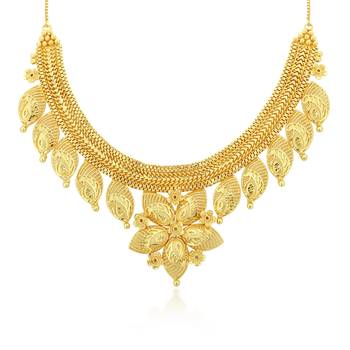 Gold diamond necklace-sets 2